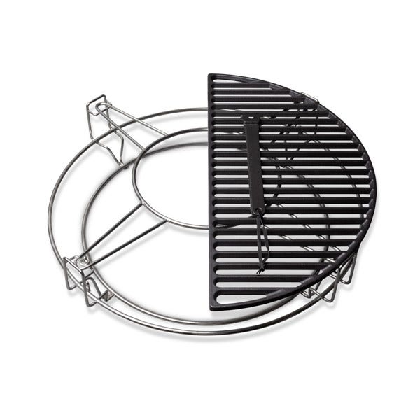 Kamado Joe Half Moon Cast Iron Cooking Grate for Classic Joe 18 inch Grill Outdoor Grill Accessories 12023504