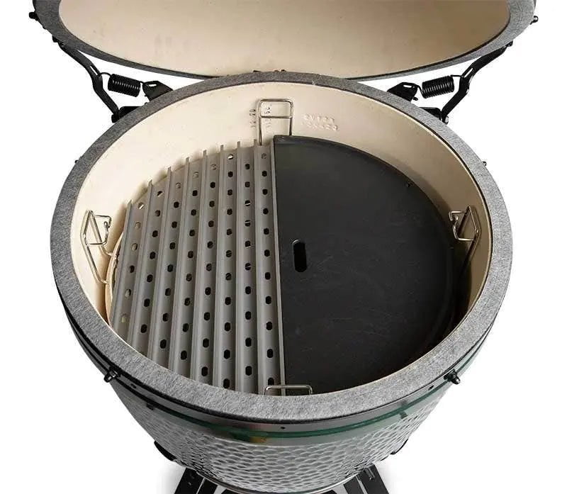 Kamado Joe Half Moon Cast Iron Reversible Griddle for Big Joe 24