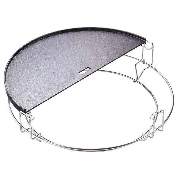 Kamado Joe Half Moon Cast Iron Reversible Griddle for Big Joe 24