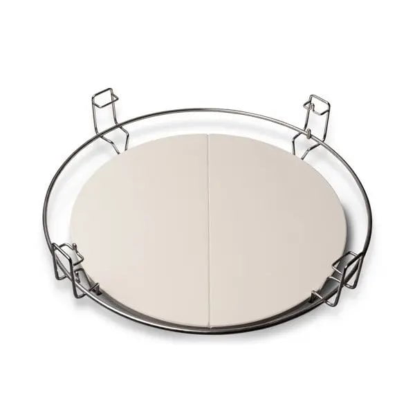 Kamado Joe Half Moon Ceramic Deflector Plates for Big Joe 24