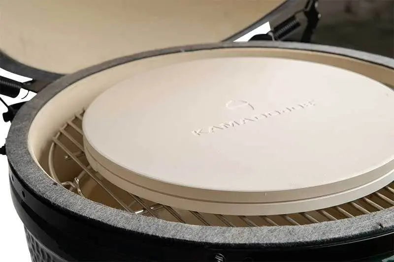 Kamado Joe Half Moon Ceramic Deflector Plates for Big Joe 24