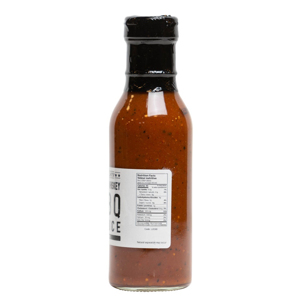 Kozlik Maple Whiskey BBQ Sauce, 300ml Condiments & Sauces 12039008