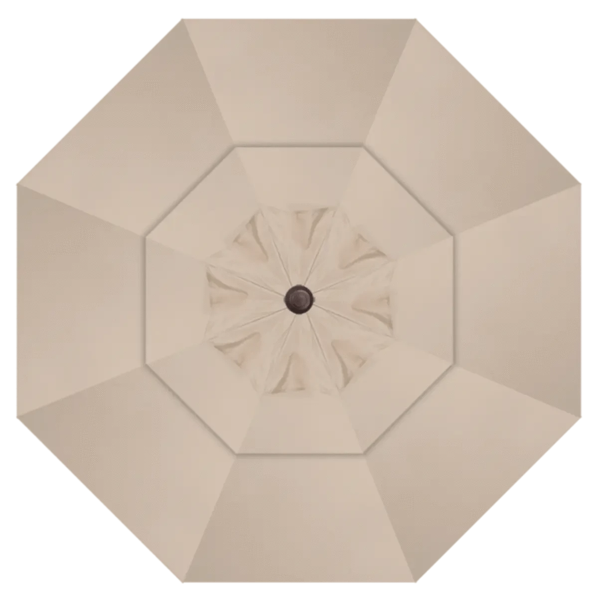 Local Special, Treasure Garden 9' Auto Tilt Octagon Umbrella with Bronze Frame and Antique Beige Fabric with Double Wind Vents Outdoor Umbrellas & Sunshade 12028719