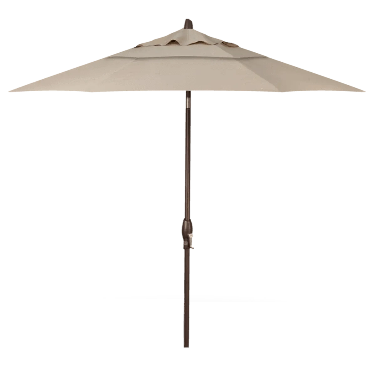 Local Special, Treasure Garden 9' Auto Tilt Octagon Umbrella with Bronze Frame and Antique Beige Fabric with Double Wind Vents Outdoor Umbrellas & Sunshade 12028719
