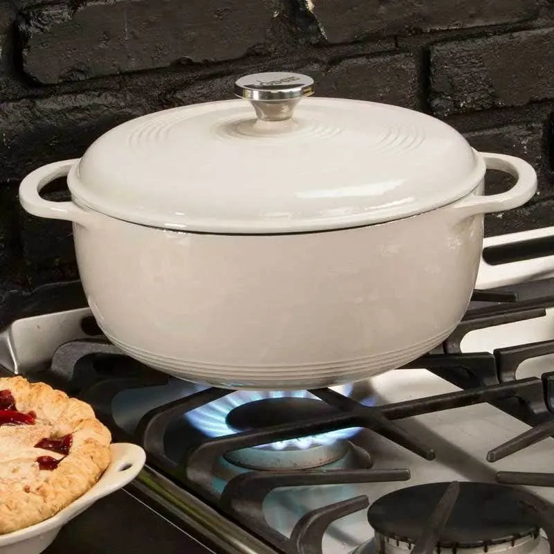 Lodge 6-Quart Enameled Cast Iron Dutch Oven Dutch Ovens