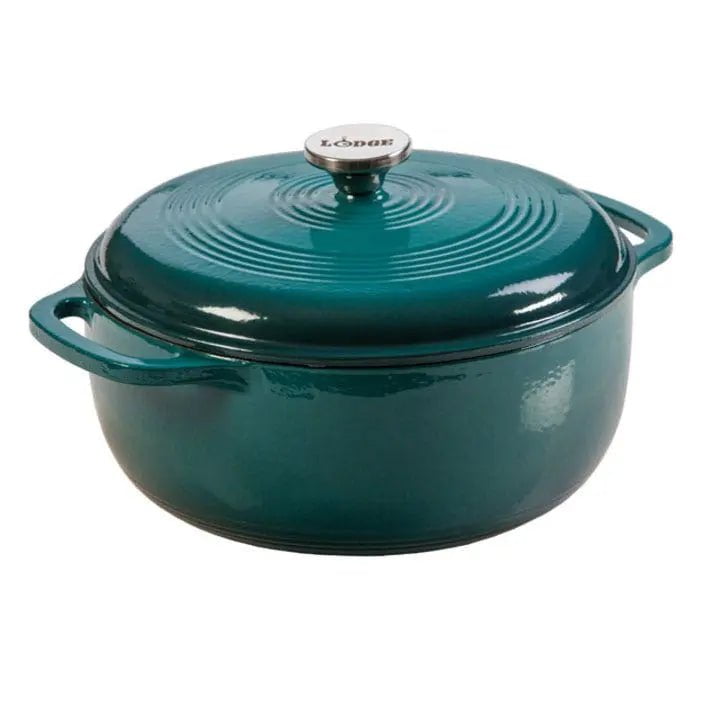Lodge 6-Quart Enameled Cast Iron Dutch Oven Dutch Ovens Lagoon 12027443