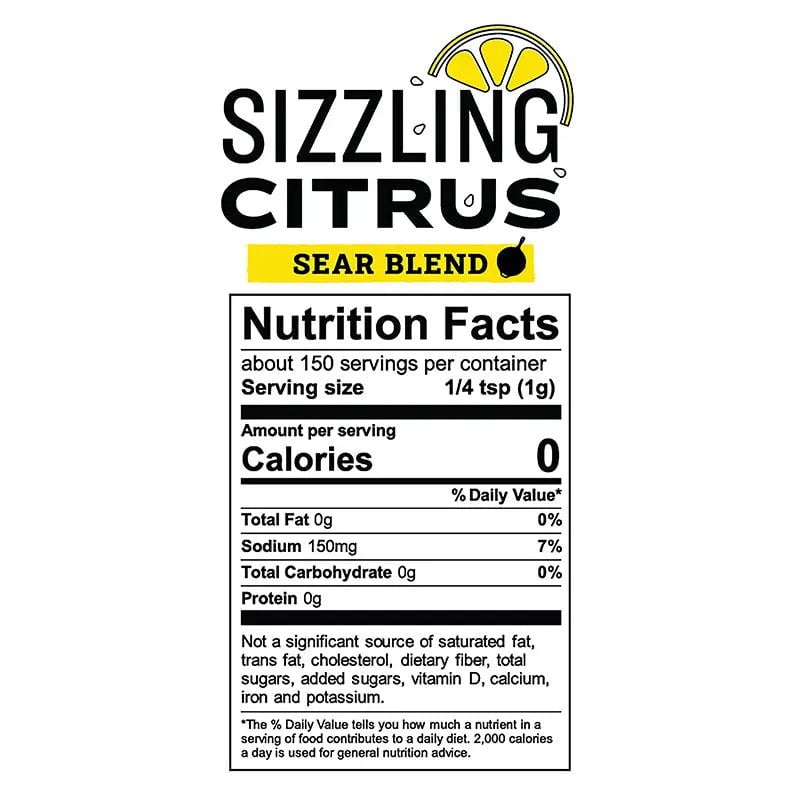 Lodge Sizzling Citrus Sear Blend Seasoning Seasonings & Spices 12044292