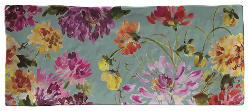 Merritt Garden Brights Melamine Dinnerware Collection Dinnerware Appetizer Tray 12042364