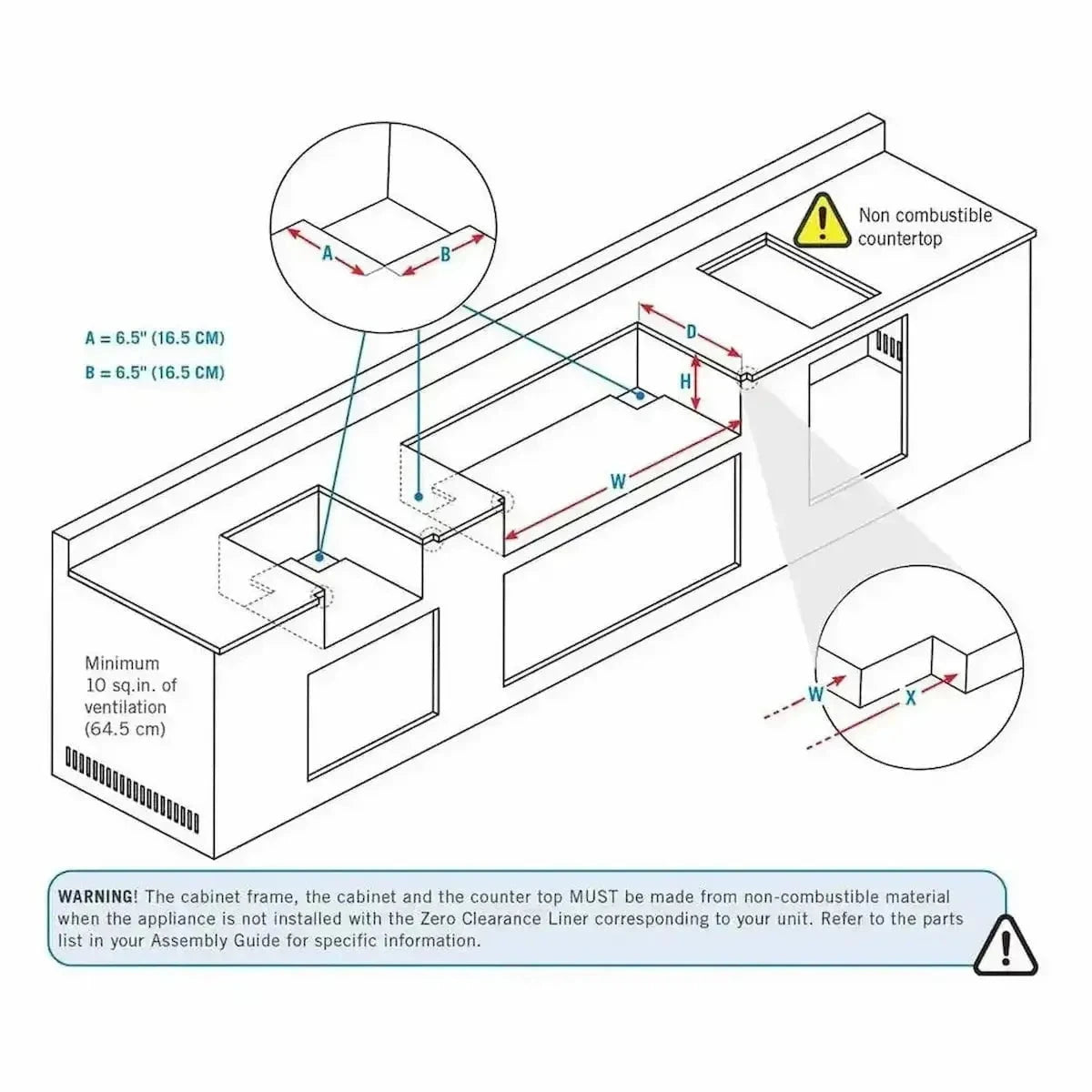 Napoleon Built-In 700 Series 44-inch Gas BBQ. Grill with Rear Infrared Burner BIG44RB-1 Outdoor Grill