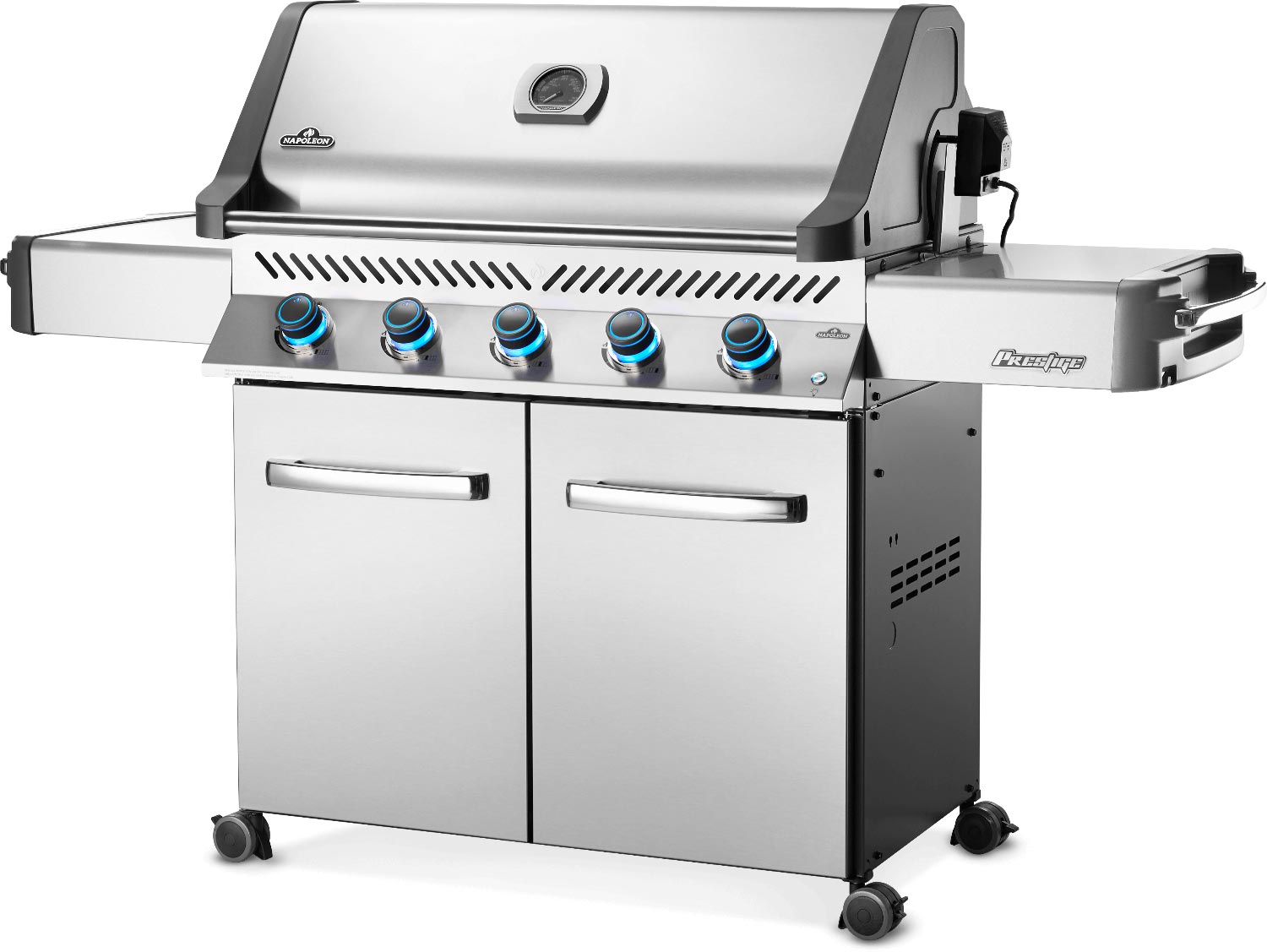 Napoleon Grills Prestige 665 Gas Grill on Cart, Stainless Steel Outdoor Grills