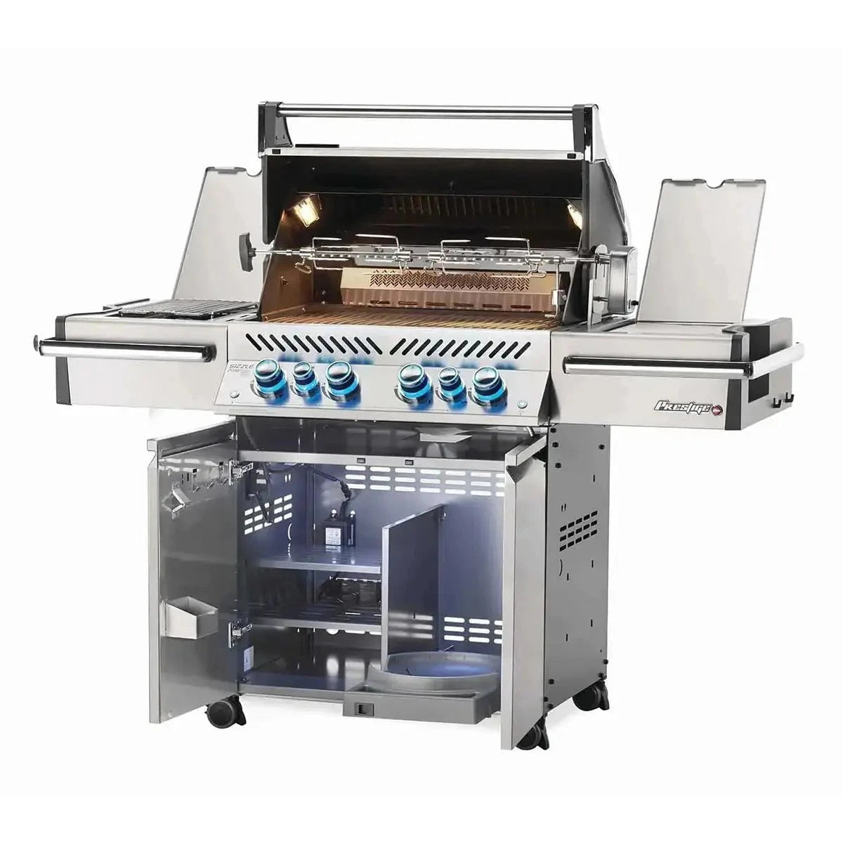 Napoleon Grills Prestige PRO 500 Gas Grill with Infrared Side and Rear Burners, Stainless Steel Outdoor Grills