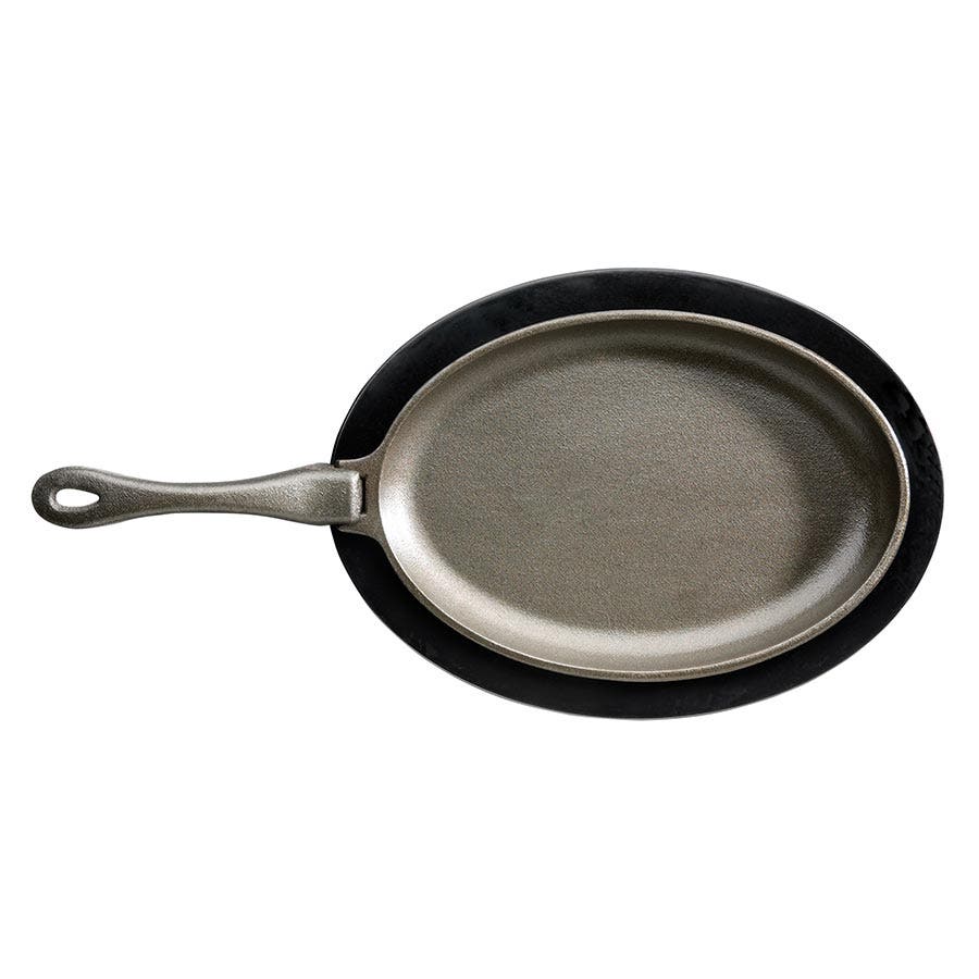 Napoleon Grills Professional Oval Cast Iron Skillet Skillets & Frying Pans 12011561