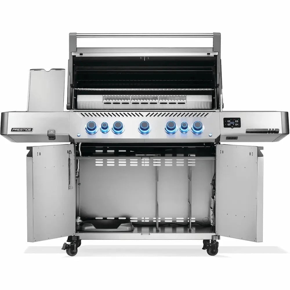 Napoleon Prestige 665 Connected Gas BBQ Grill with Infrared Side and Rear Burner Outdoor Grill