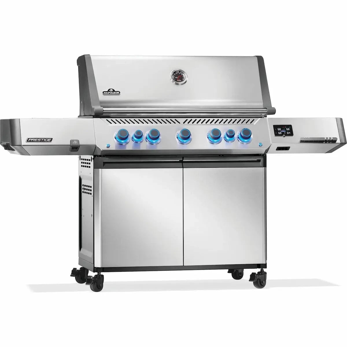 Napoleon Prestige 665 Connected Gas BBQ Grill with Infrared Side and Rear Burner Outdoor Grill