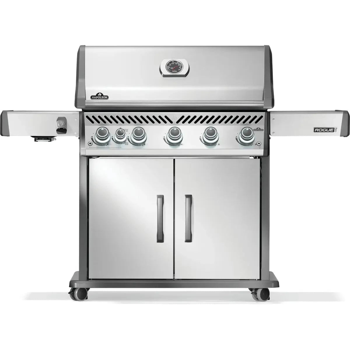 Napoleon Rogue PRO 625 Gas Grills with Infrared Side Burner Outdoor Grill Stainless / Liquid Propane 12046898