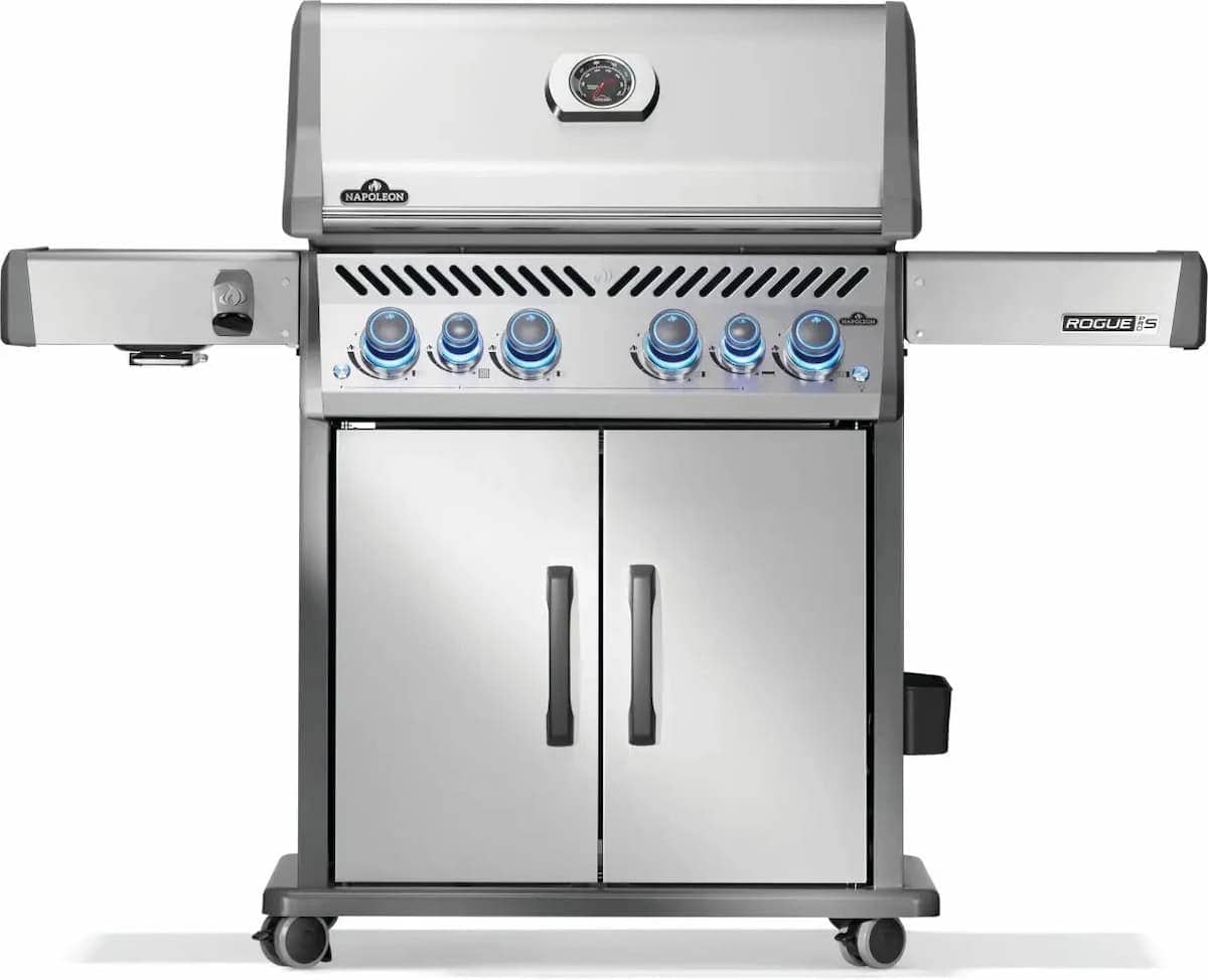Napoleon Rogue PRO-S 525 Gas BBQ Grill with Infrared Side and Rear Burners Outdoor Grill Liquid Propane 12046860