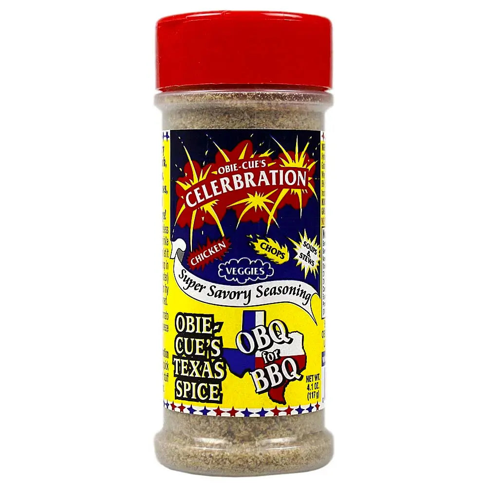 Obie Cue s Celerbration Super Savory Seasoning 13.6 oz