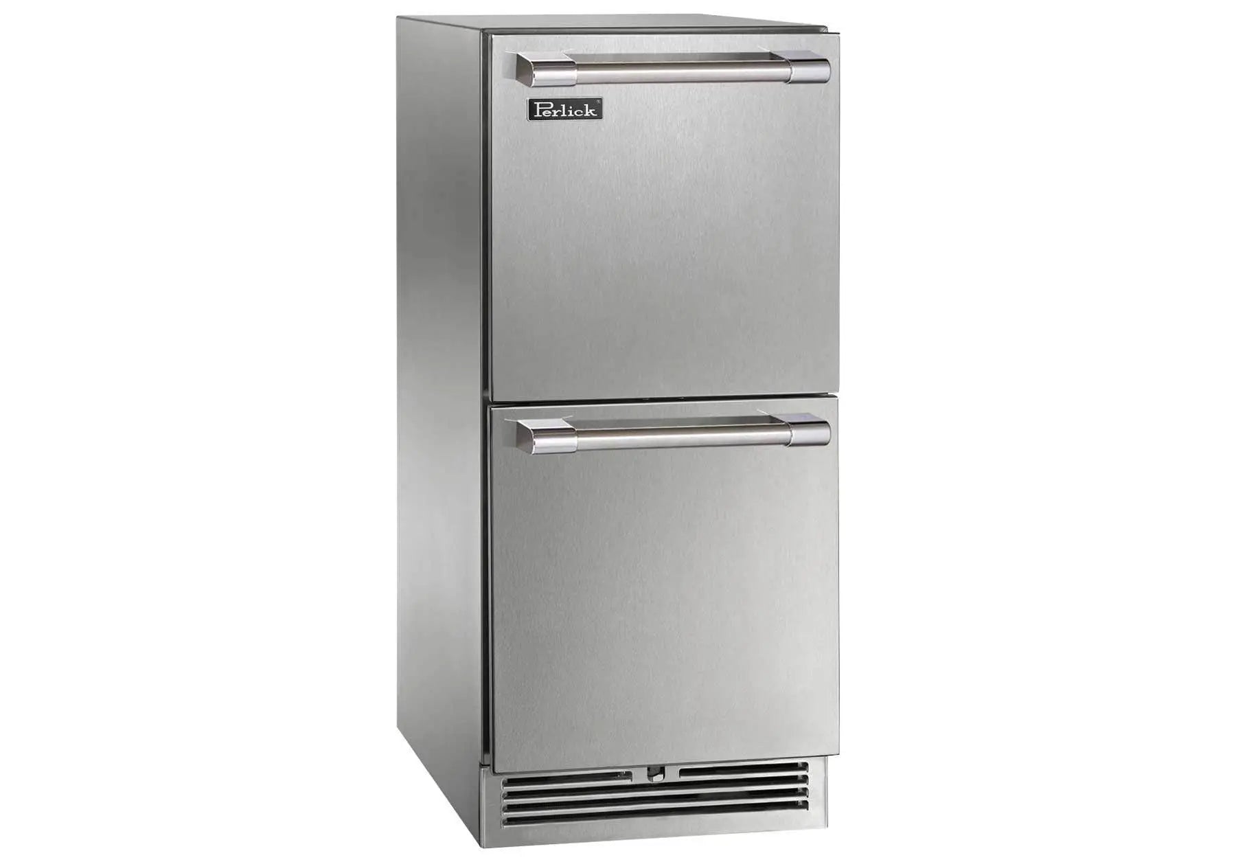 Perlick HP15 15 Undercounter Outdoor Refrigerator Drawers Stainless Steel Refrigerators 12040901