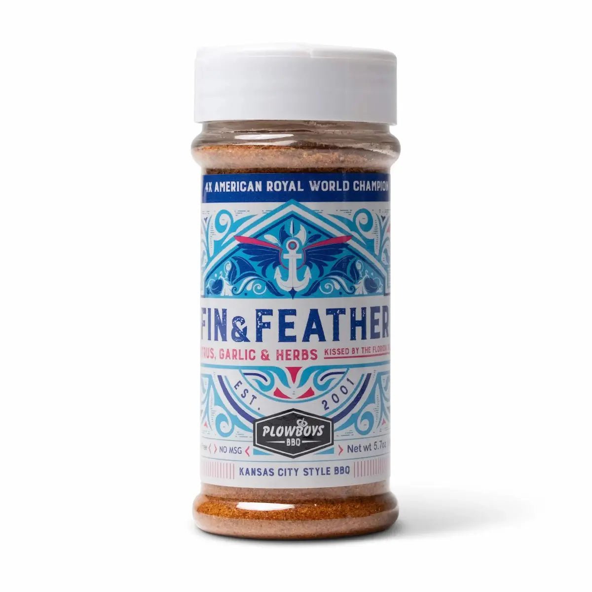 Plowboys BBQ Fin and Feather BBQ Rub Seasonings & Spices