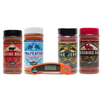 Plowboys BBQ Four Rub + Thermometer Gift Set Food Gift Baskets 12043676