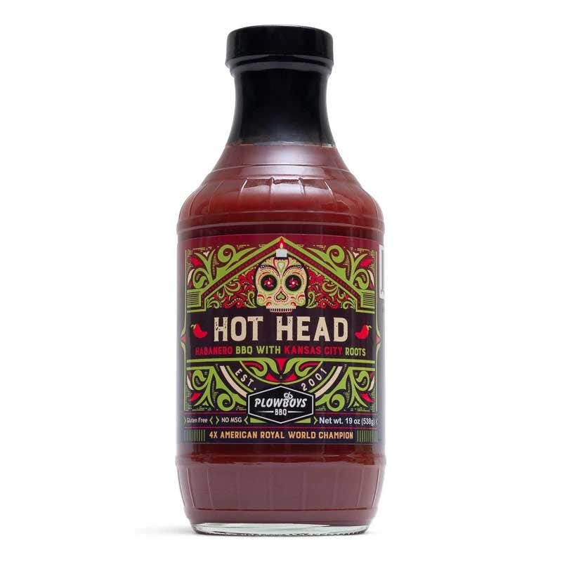 Plowboys BBQ Hot Head BBQ Sauce Marinades & Grilling Sauces 12025460