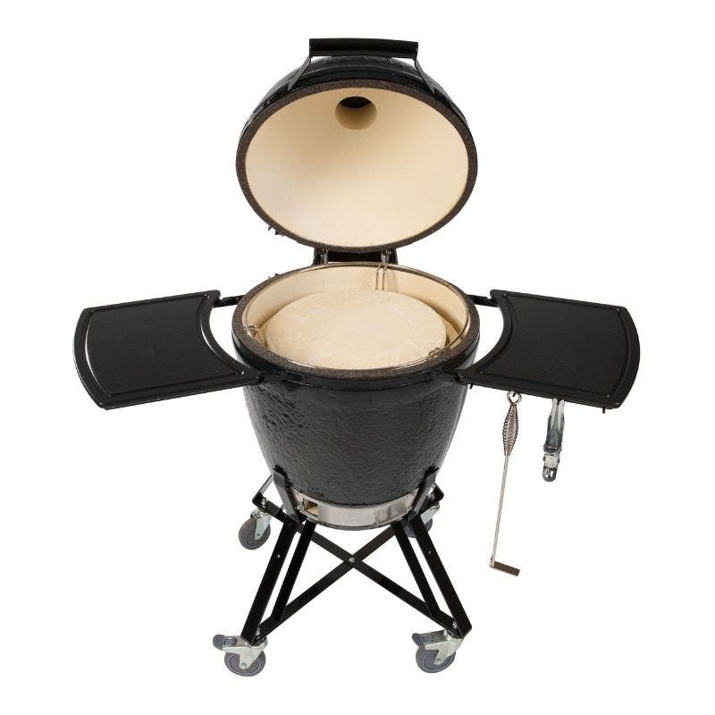 Primo Round - All-In-One (Stand, Side Shelves, Ash Tool and Grate Lifter) Outdoor Grills 12039070