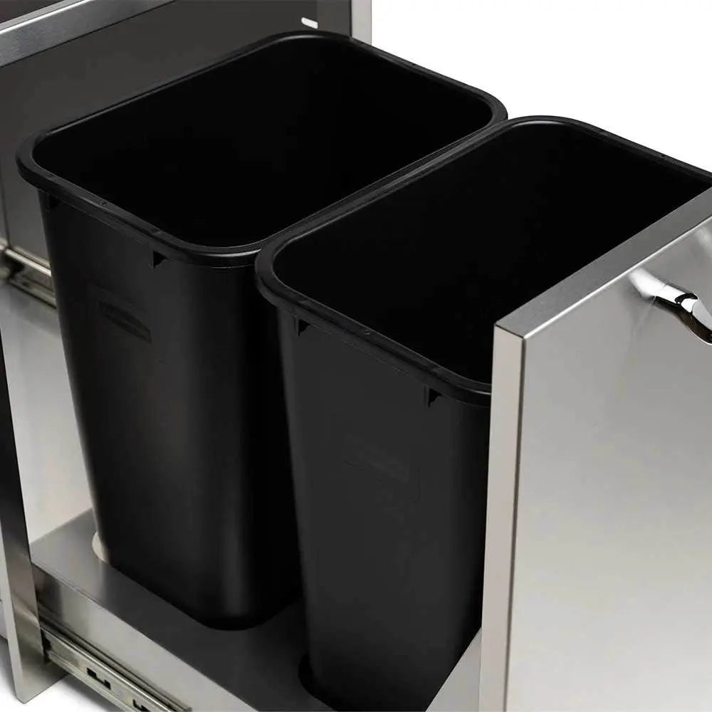 Quivira 20 Inch Trash and Recycle Rollout Cabinets & Storage 12039566