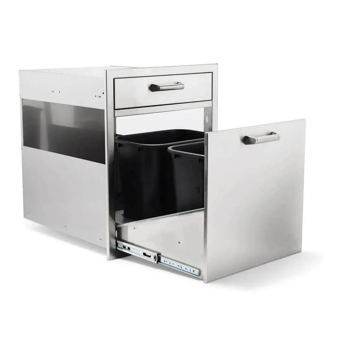 Quivira Trash and Recycle Rollout with Single Drawer Cabinets & Storage 12025667