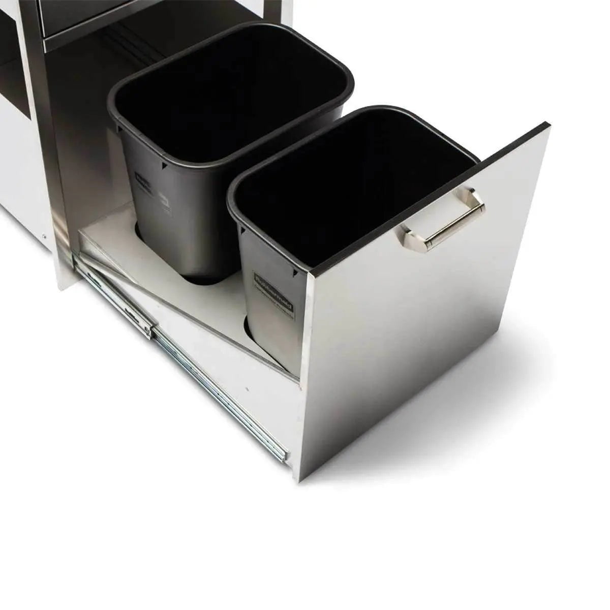 Quivira Trash and Recycle Rollout with Single Drawer Cabinets & Storage 12025667
