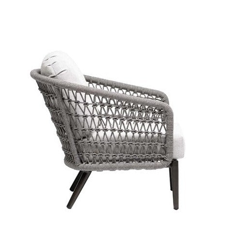 Ratana Poinciana Club Chair with Cast Silver Cushions 12041235