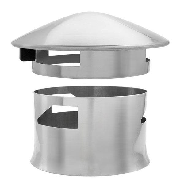 SmokeWare Stainless Steel Chimney Cap for Kamado Joe Outdoor Grill Accessories 12024243