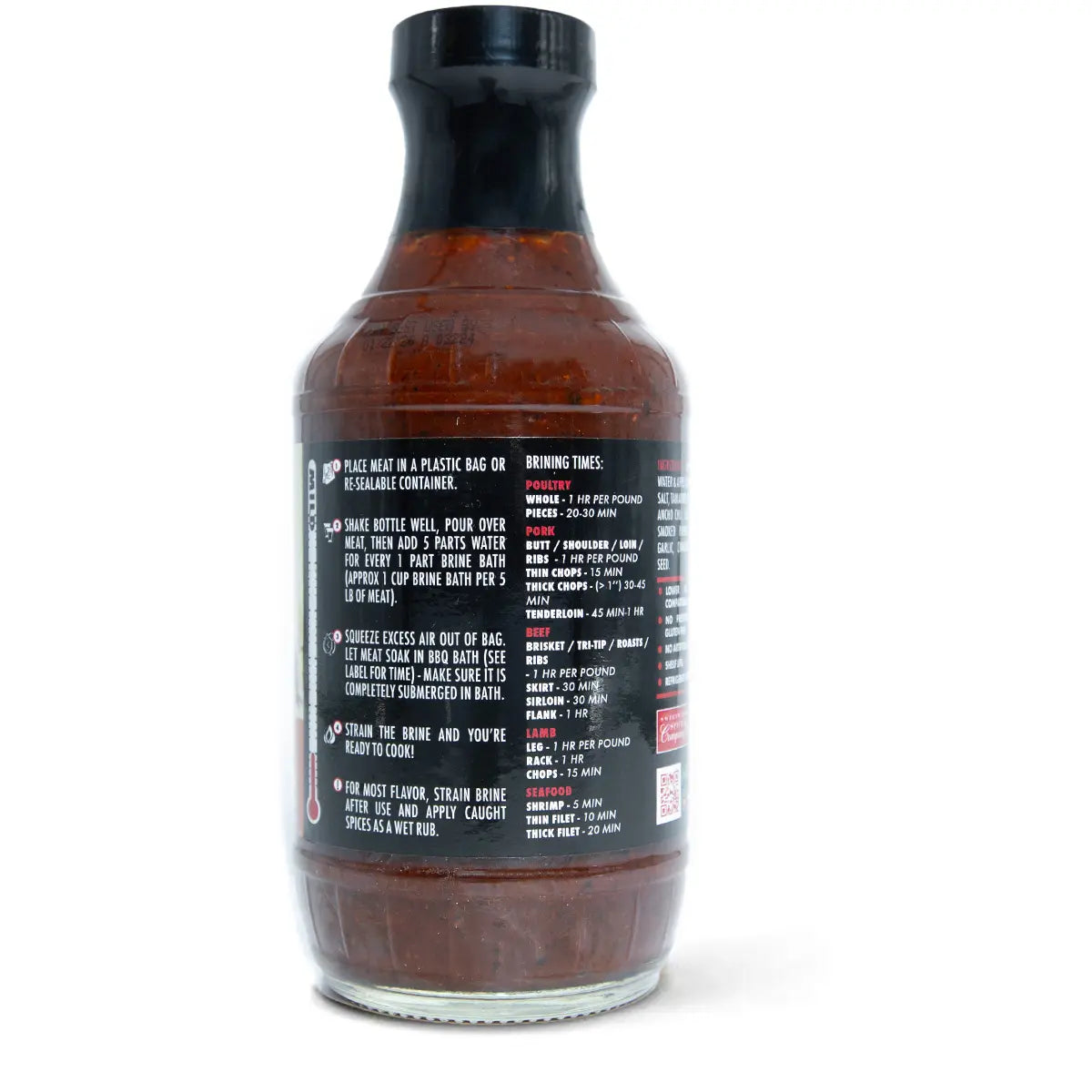 Sweetwater Spice Ancho Chipotle Brisket Bath Brine Concentrate Marinades & Grilling Sauces 12020902