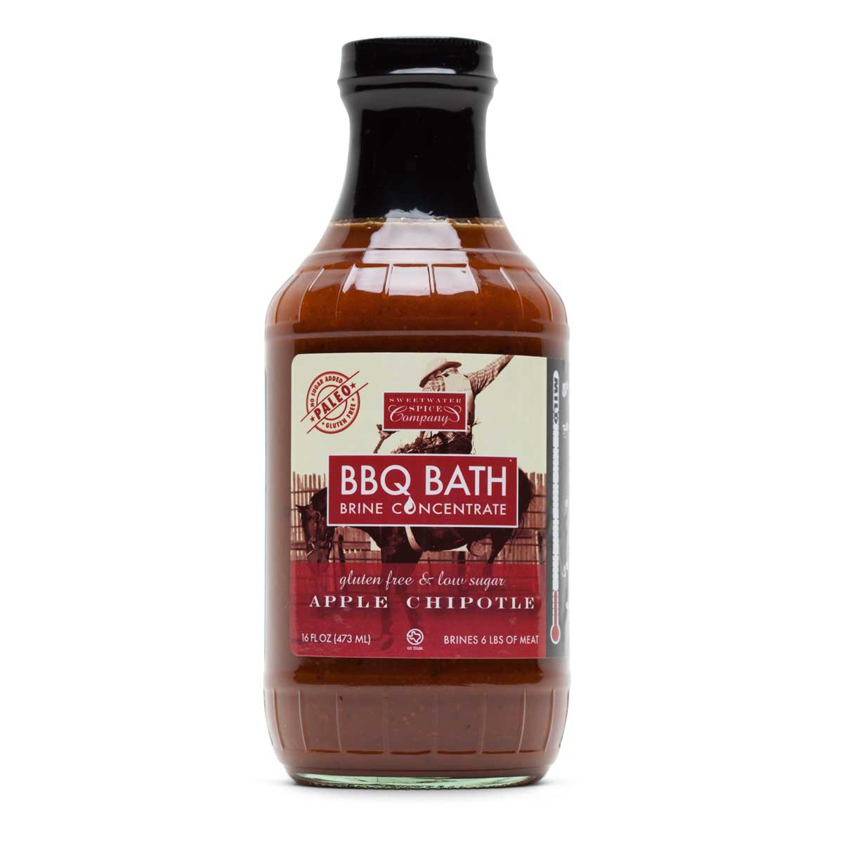 Sweetwater Spice Apple Chipotle BBQ Bath Brine Concentrate Marinades & Grilling Sauces 12020899