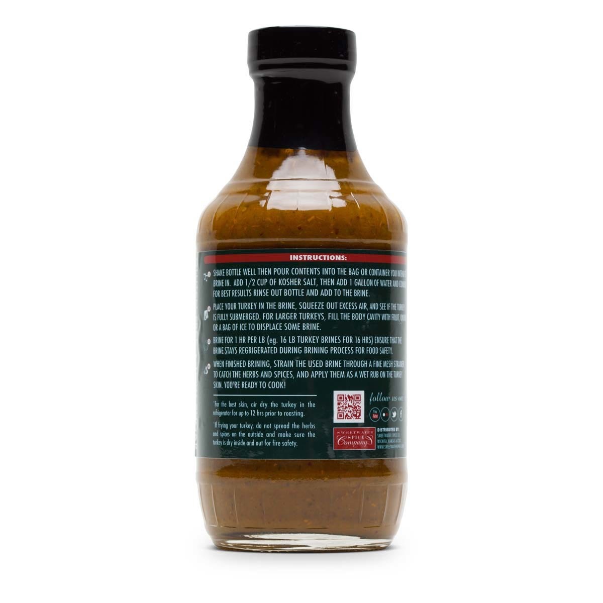 Sweetwater Spice Lemon Thyme Turkey Bath Brine Concentrate Marinades & Grilling Sauces 12024799