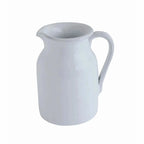 Terra Cotta Pitcher with White Glaze Serving Pitchers & Carafes 12037787