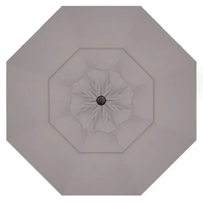 Treasure Garden 11' Octagon AKZP Cantilever Umbrella with Black Frame Outdoor Umbrellas & Sunshades