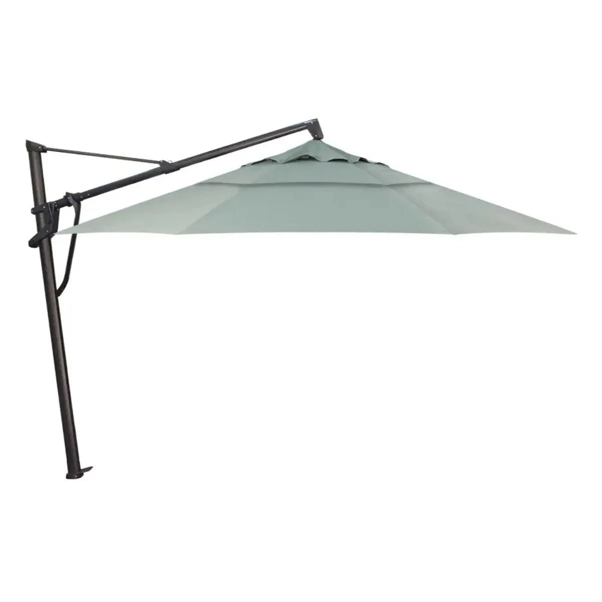 Treasure Garden 11' Octagon AKZP Cantilever Umbrella with Black Frame Outdoor Umbrellas & Sunshades Spa, Grade C 12031171