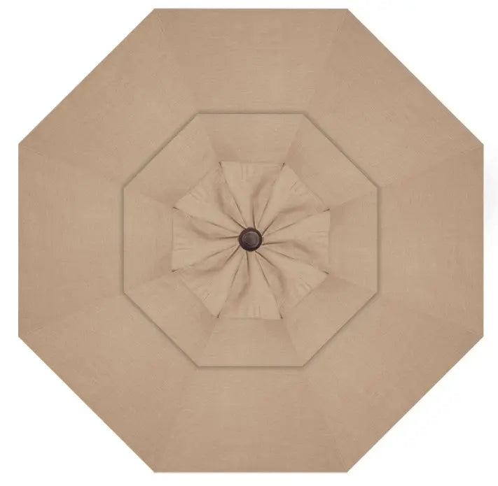 Treasure Garden 13' Octagon AKZP Cantilever Umbrella with Bronze Frame Outdoor Umbrellas & Sunshades