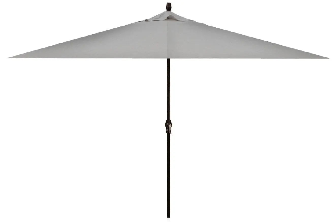 8' x 11' Rectangle No-Tilt Crank Lift Umbrella w/Black Frame