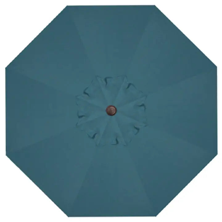 Treasure Garden 9' Octagon Auto Tilt Umbrella with Bronze Frame Outdoor Umbrellas & Sunshade