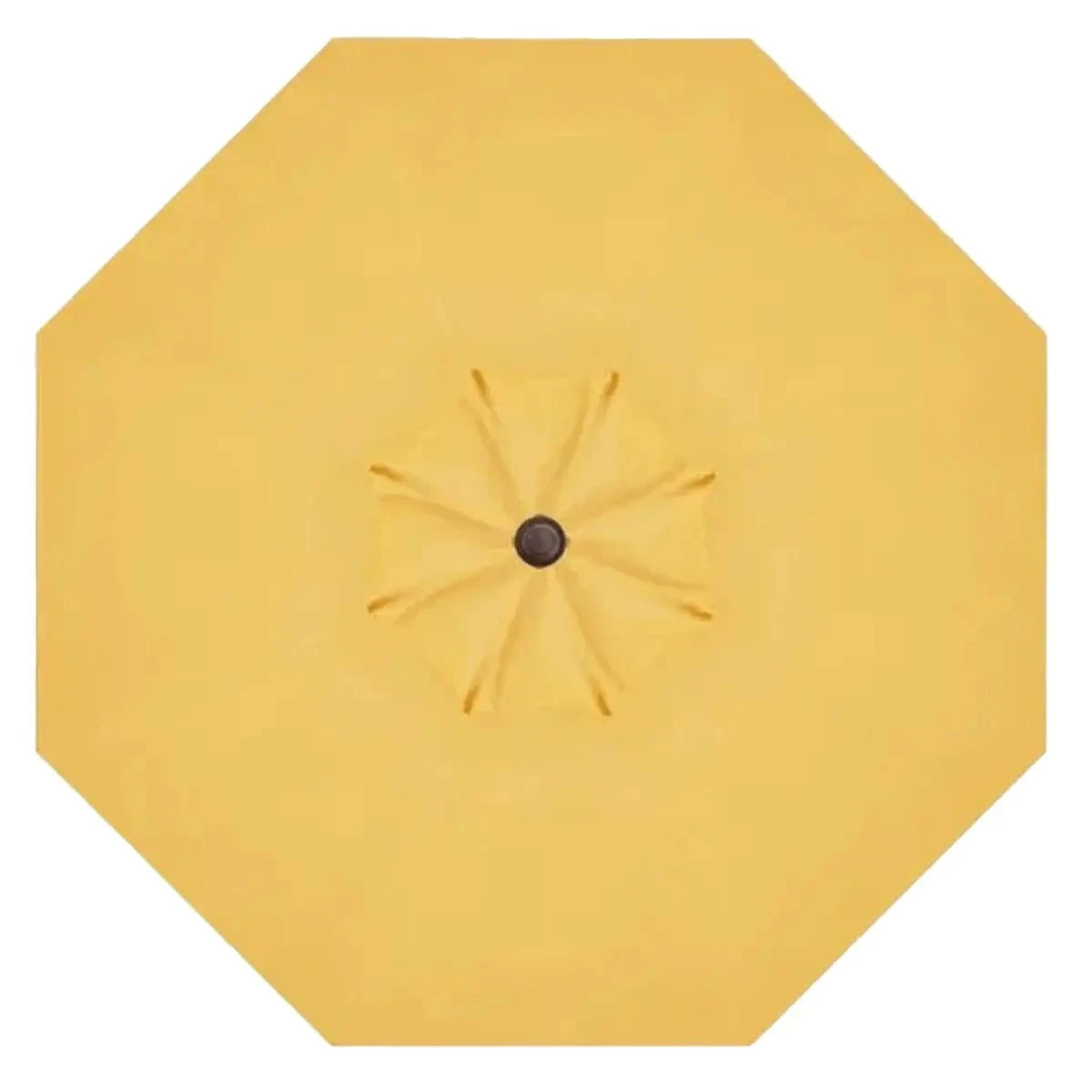 Treasure Garden 9' Octagon Push Button Tilt Umbrella with Bronze Frame Outdoor Umbrellas & Sunshade