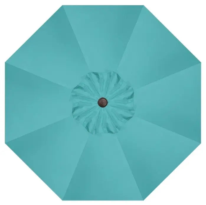 Treasure Garden 9' Starlux Collar Tilt Umbrella with Bronze Frame Outdoor Umbrellas & Sunshade