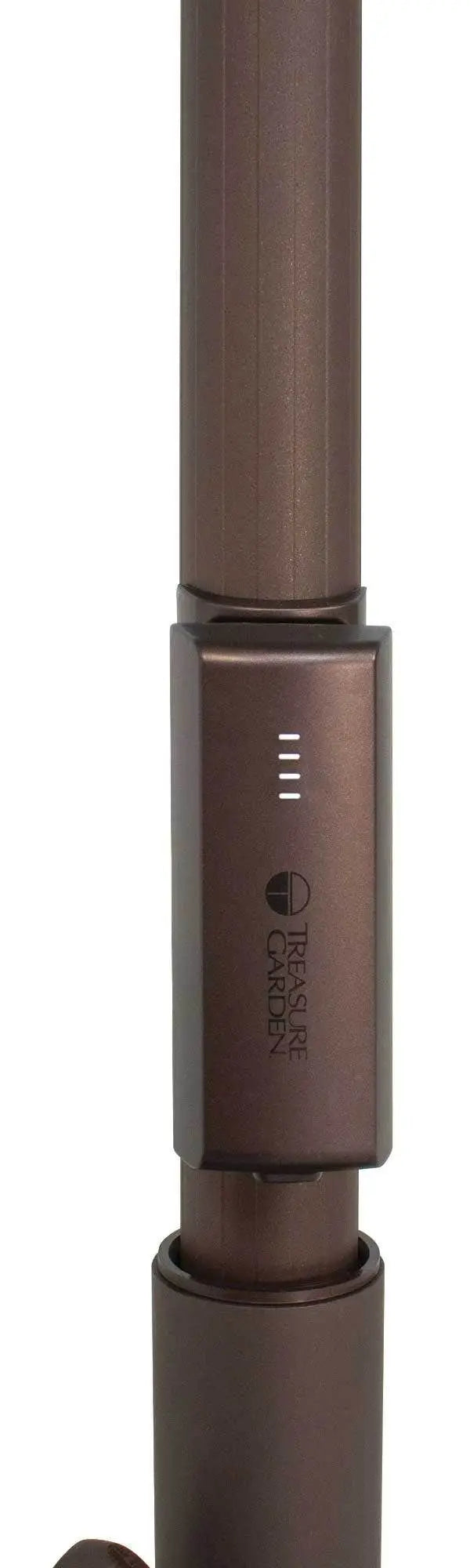 Treasure Garden 9' Starlux Collar Tilt Umbrella with Bronze Frame Outdoor Umbrellas & Sunshade