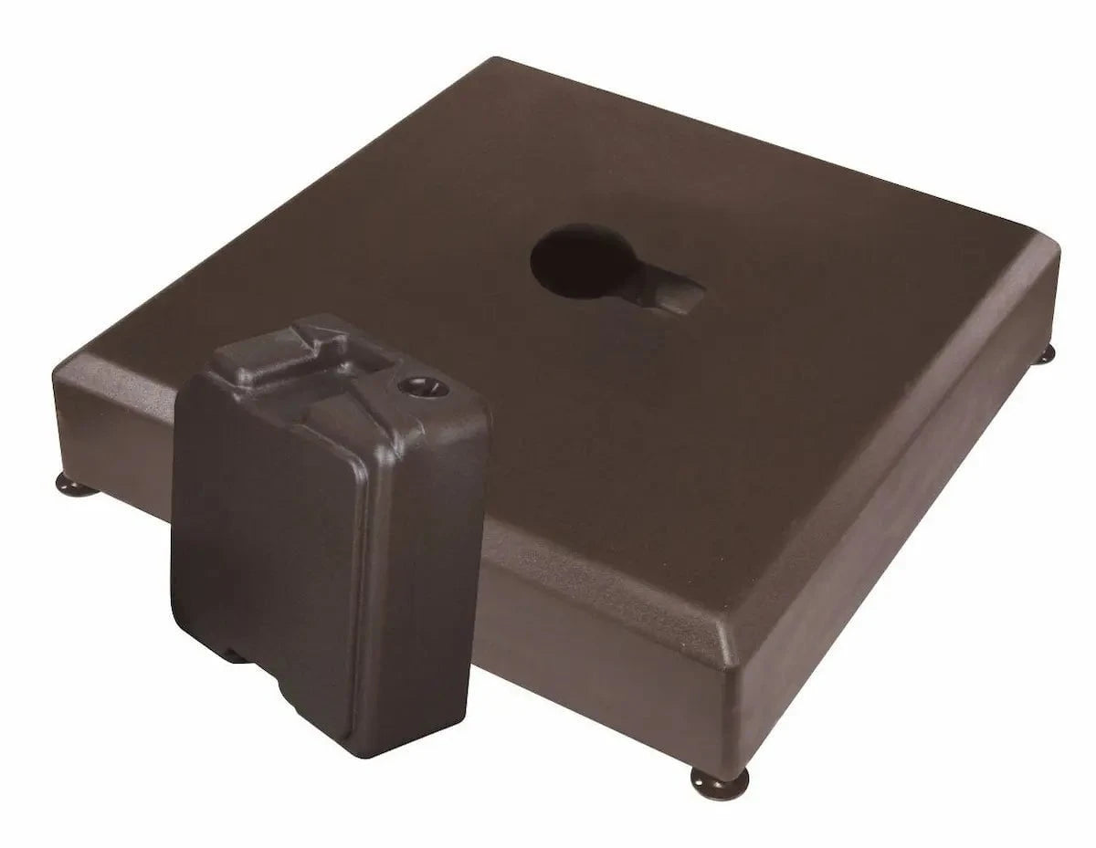 castlecreek bronze patio umbrella base Treasure Garden AKZ13 Rolling Umbrella Base with Bronze Finish
