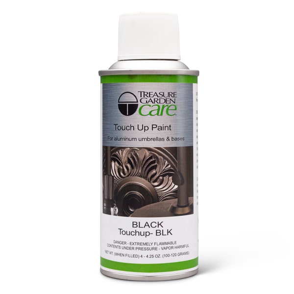 Treasure Garden Black Touch-Up Paint Outdoor Umbrella & Sunshade Accessories 12028868