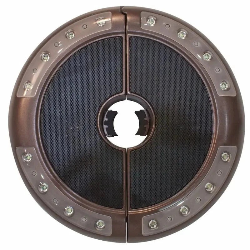 Treasure Garden Luna Umbrella Light with Bluetooth Speaker - Bronze Finish Outdoor Umbrella & Sunshade Accessories 12025945