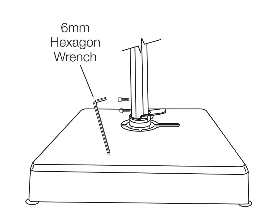 Treasure Garden Main Frame Bolt Set for AKZ or AKZP Outdoor Umbrella & Sunshade Accessories 12040784