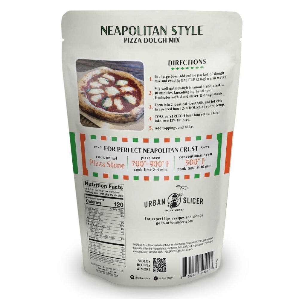Urban Slicer Neapolitan Style Pizza Dough Flour 12033609