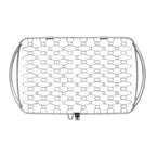 Weber Large Stainless Steel Fish Basket Outdoor Grill Accessories 12021838