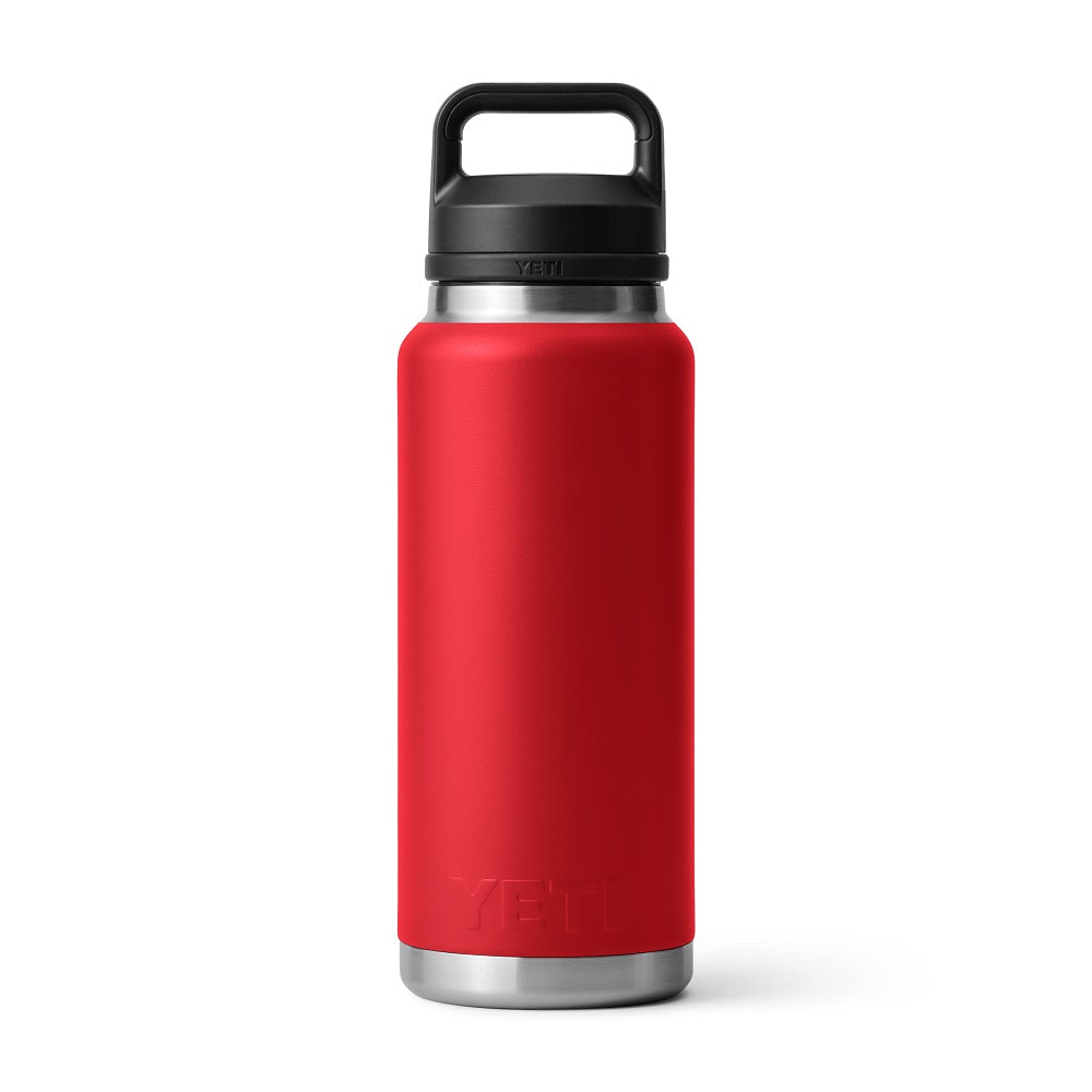 YETI Rambler 36 oz Bottle with Chug Cap Thermoses Rescue Red 12042568